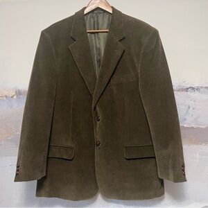 J.D. Christopher Corduroy‎ Blazer Mens 44R Brown Sport Coat Y2K Preppy 90s